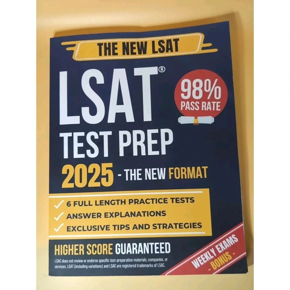 LSAT Test Prep:‎ 2025 The New Format Paperback